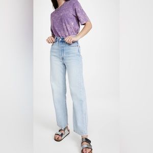 Levi’s Ribcage Straight Ankle Light Medium Wash Denim Jeans Women’s Size 29